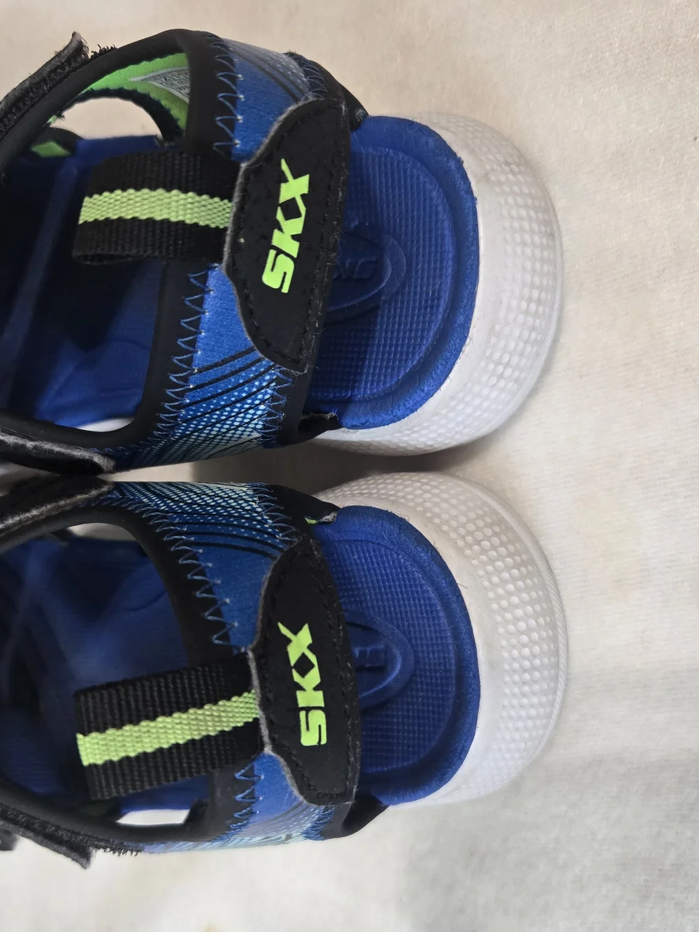 Skechers Kids Blue & Black Sport Sandals Size 12 Kids